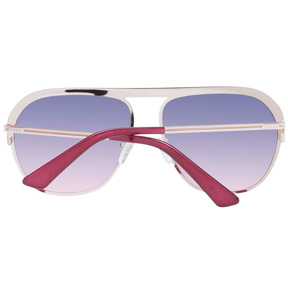 Guess Sonnenbrille aus roségoldfarbenem Metall